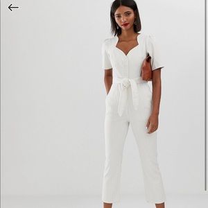 NWT ASOS Design denim sweetheart jumpsuit